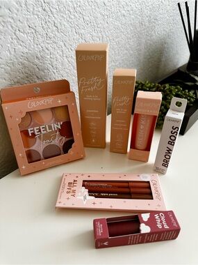 ColourPop Feelin' Toasty Eyeshadow Palette & Lip Set in Peachy Nude